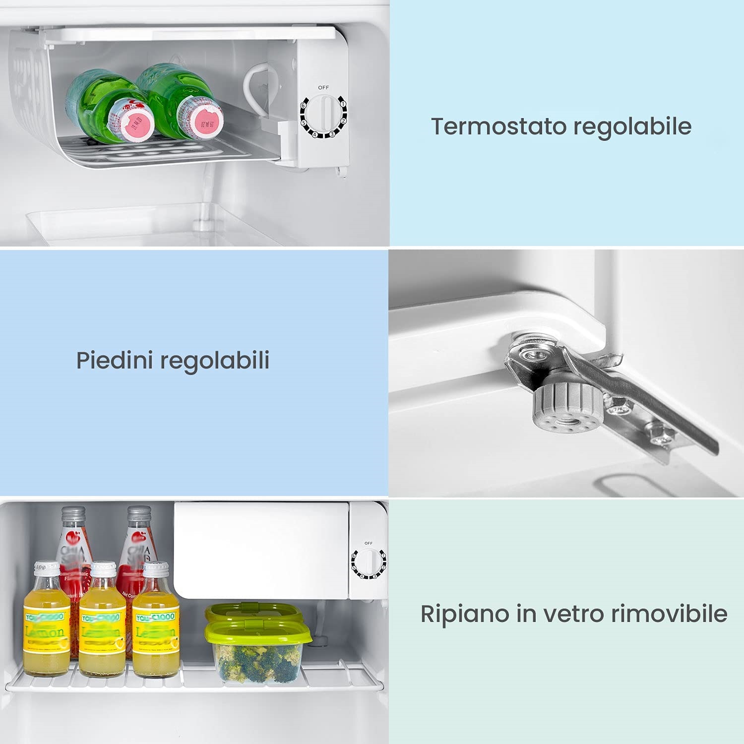 Mini Frigo con vano freezer 46L - immagine 9