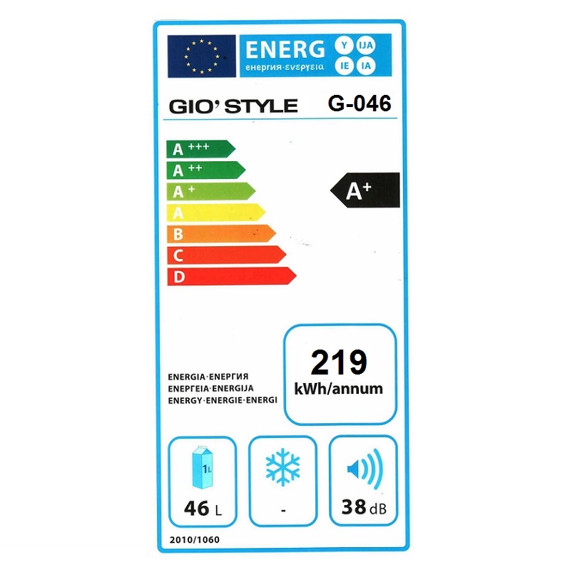 Mini Frigo Giò Style Mod. G046 Classe A+ - immagine 6
