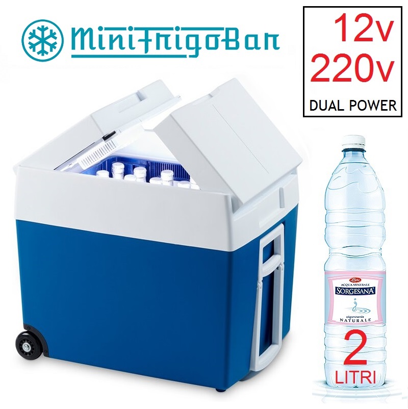 Mini Frigo Trolley elettrico da Viaggio 48 litri 12V 220V