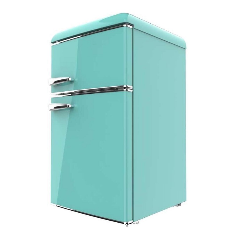 Mini Frigorifero doppia porta VINTAGE con freezer 86 litri Classe A+ - immagine 3