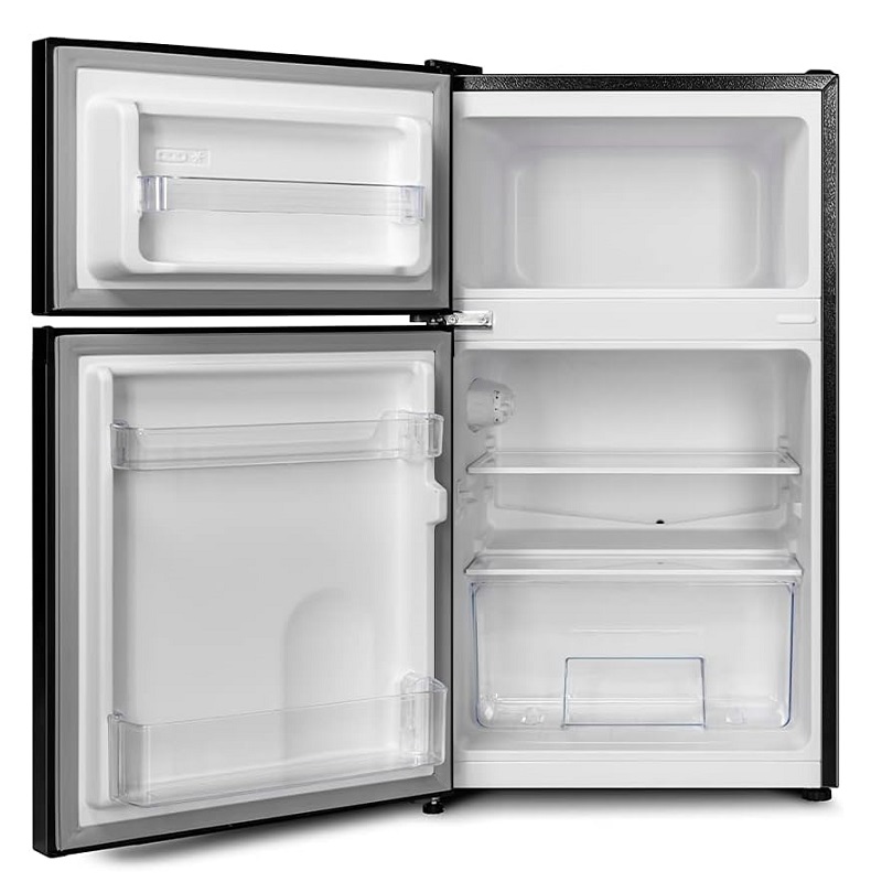 Mini Frigorifero a 2 porte NERO con freezer 86 litri Classe A+ - immagine 3